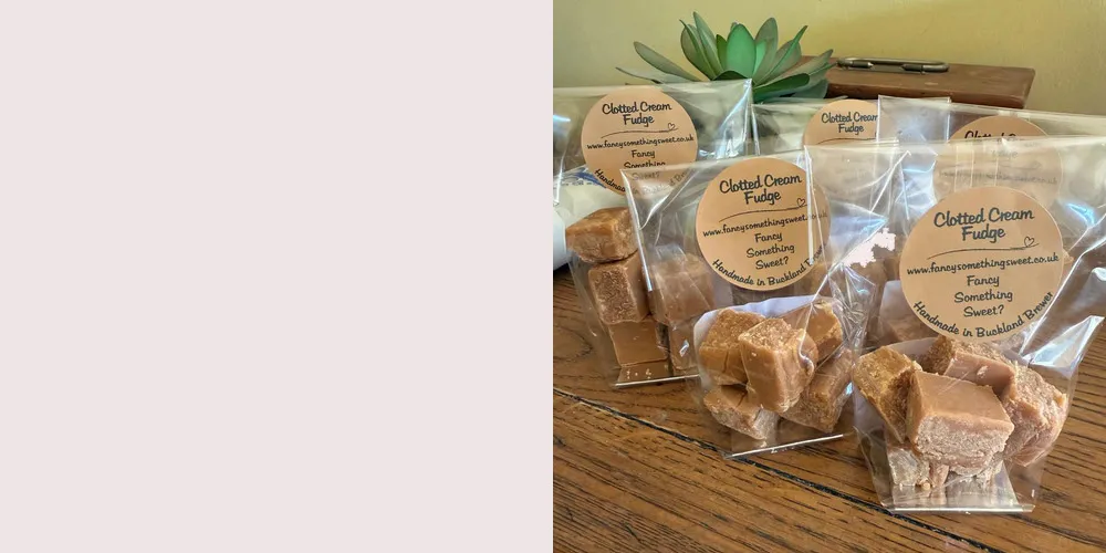 handmade clotted cream fudge